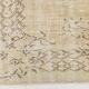 Vintage Cream & Brown Turkish Handmade Rug, 149x252Cm