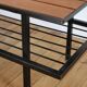 Vintage teak and ceramic coffee table 1960