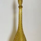 Italian carafe Empoli amber from the 70s