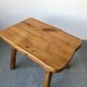 Brutalist coffee table in solid wood