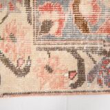 4x7 Salmon & Brown Classic Vintage Rug, 139x227Cm