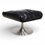 Kaufeld Siesta 62 leather lounge chair by Jacques Brule, 1960