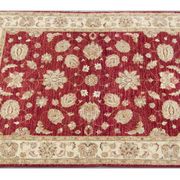 Traditional Red Wool Rug Ziegler Carpet- 144x190cm