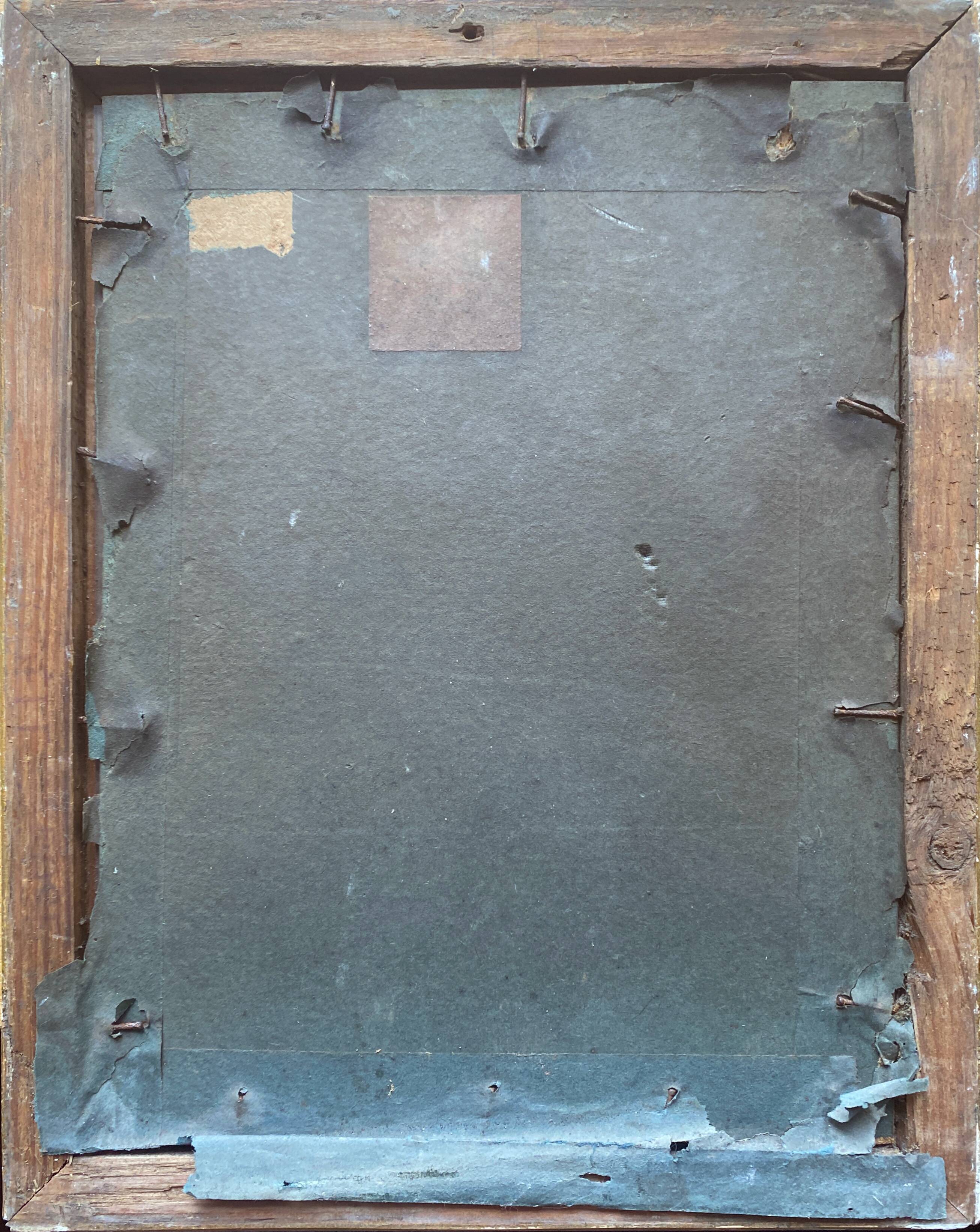 Painting "Portrait of horse" by Jeanne Arrow dated 1894 frame