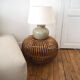Pouf in rattan Franco Albini