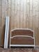 Double headboard – Louis XVI style – Lacquered wood & Rattan caning