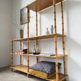 Large rattan shelf 1960
