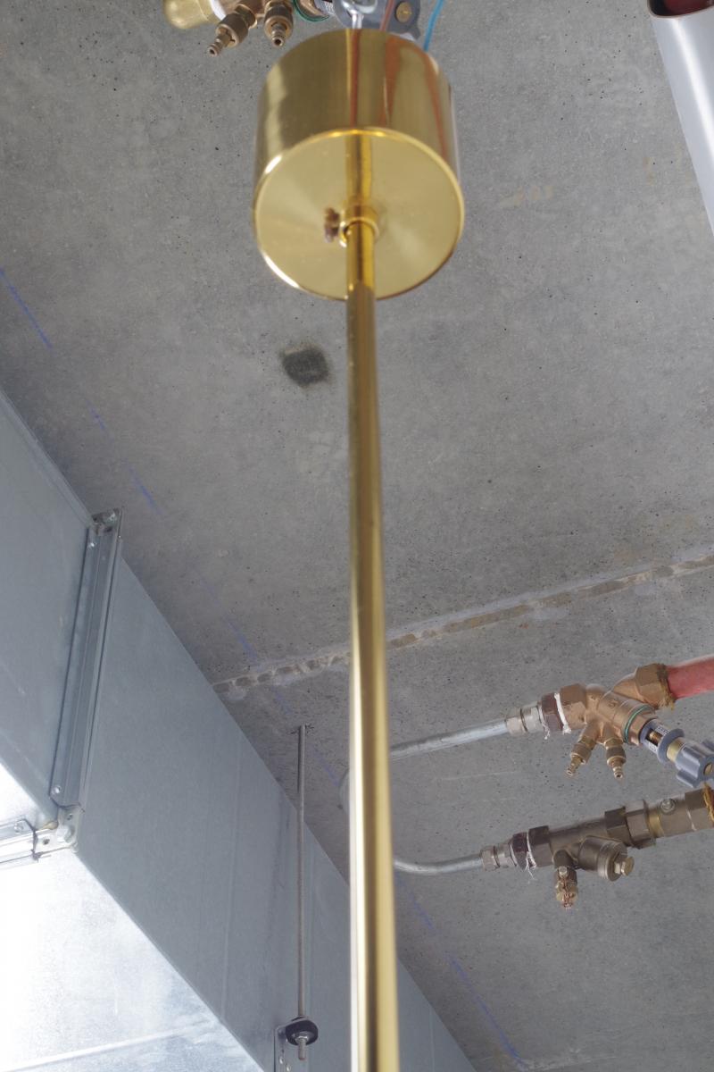 Doria iced glass chandelier