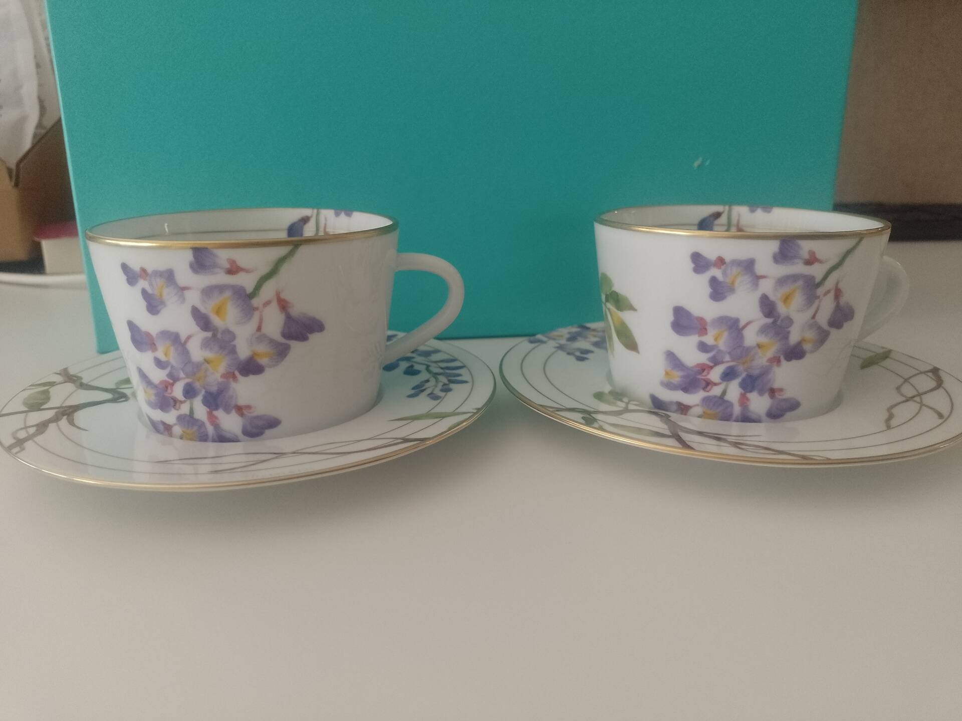 Tiffany & Co porcelain cups and saucers
