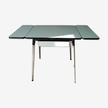 Green water formica table 70s