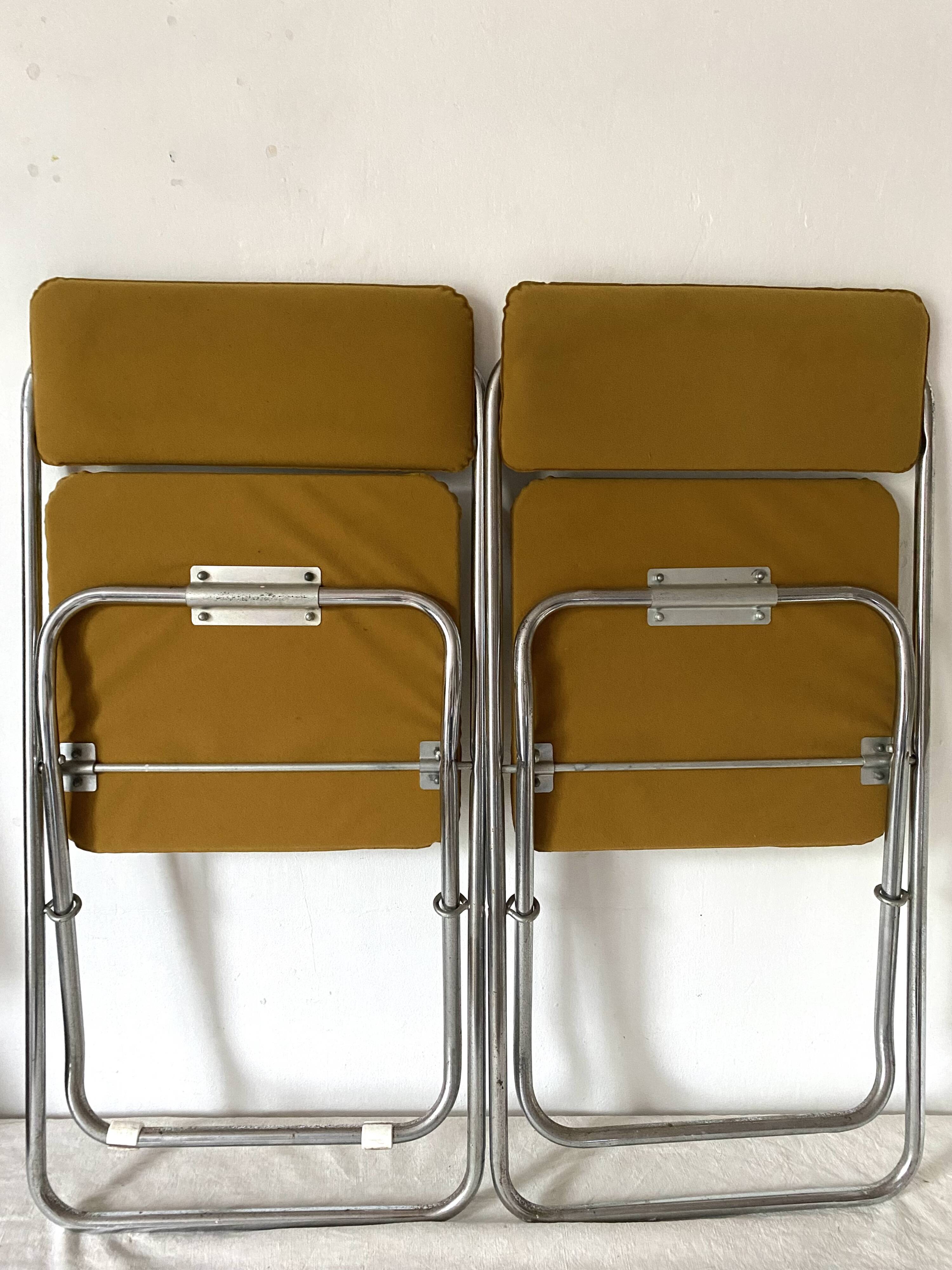 Framar vintage folding chairs; 70s