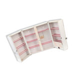 Medicine cabinet space metal double door with key Nightingale vintage