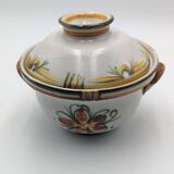 Covered earthenware pot