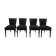 Art deco dining chairs h-214 by Jindrich Halabala,