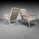 Pair of armchairs, missoni fabric 1970