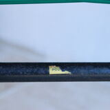 Metal and scoubidou green garden chair