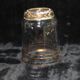 Set of 5 liqueur glasses with golden threads - Art Deco 1940 certified