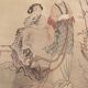 Two Japanese prints reproductions on paper 70s