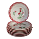 Vintage dessert plates Digoin and Sarreguemines porcelain