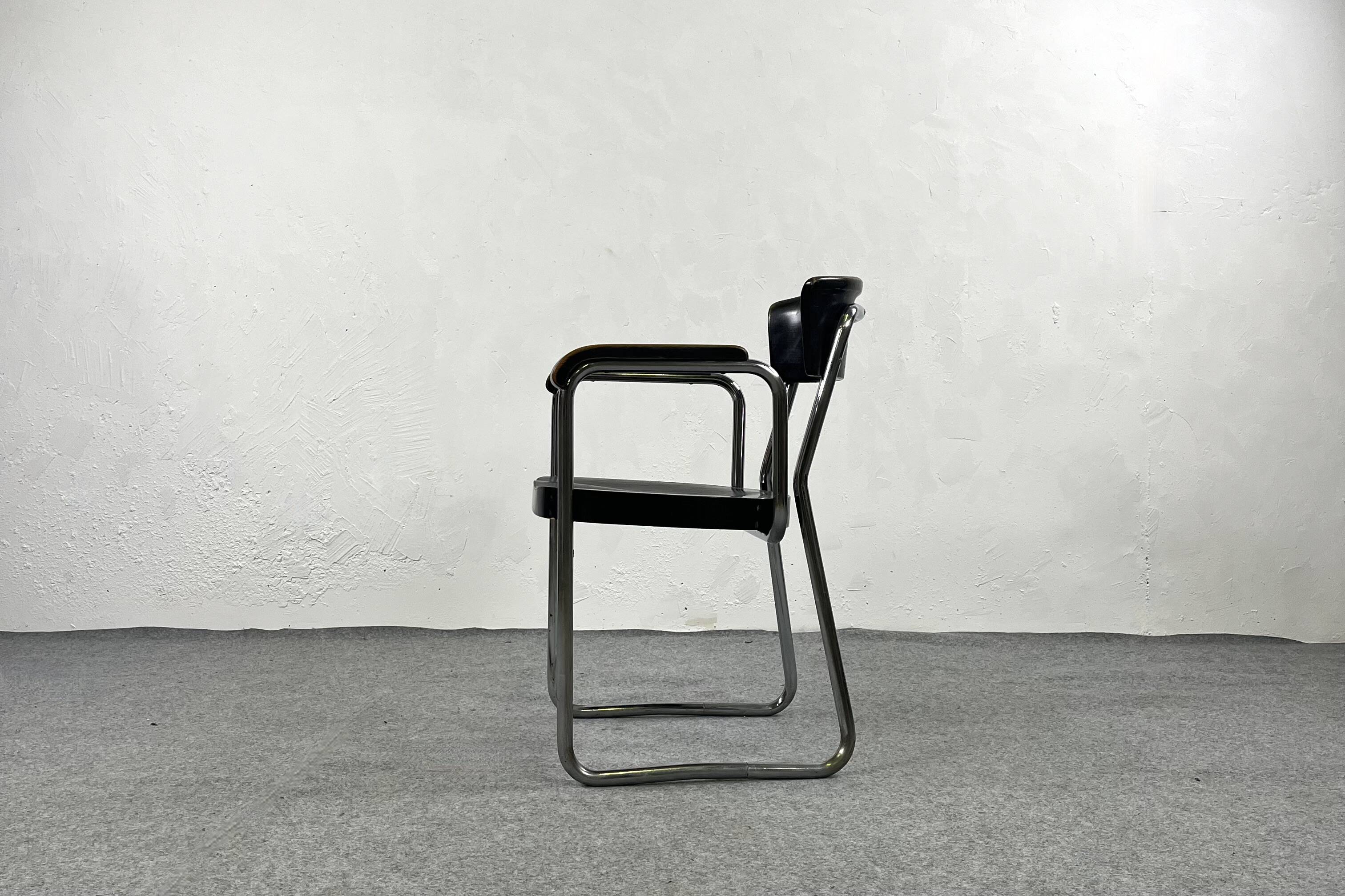 B261 armchair by Emile Guillot for Thonet - 1930s