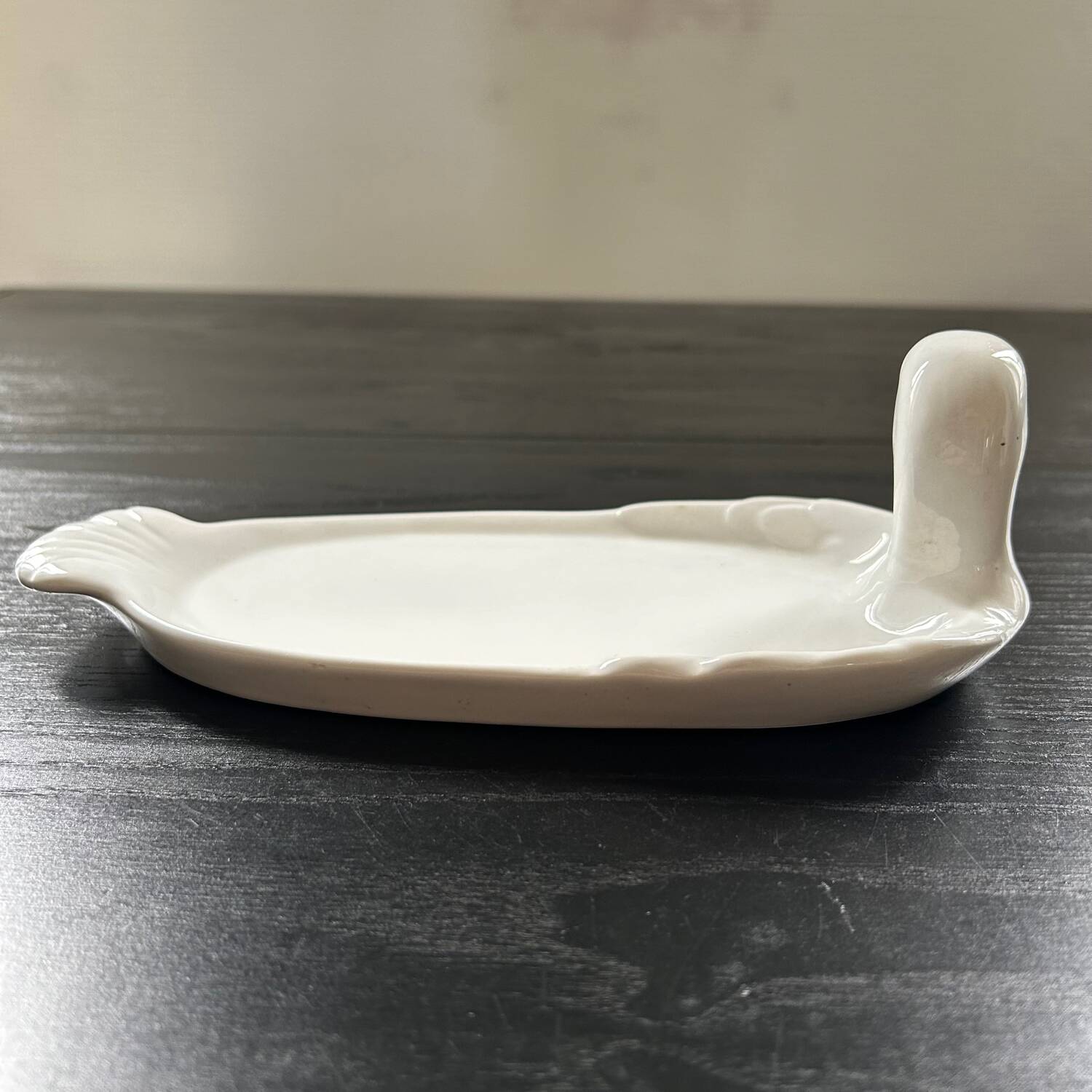 Porcelain duck dish