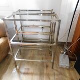 Glass bookcase shelf