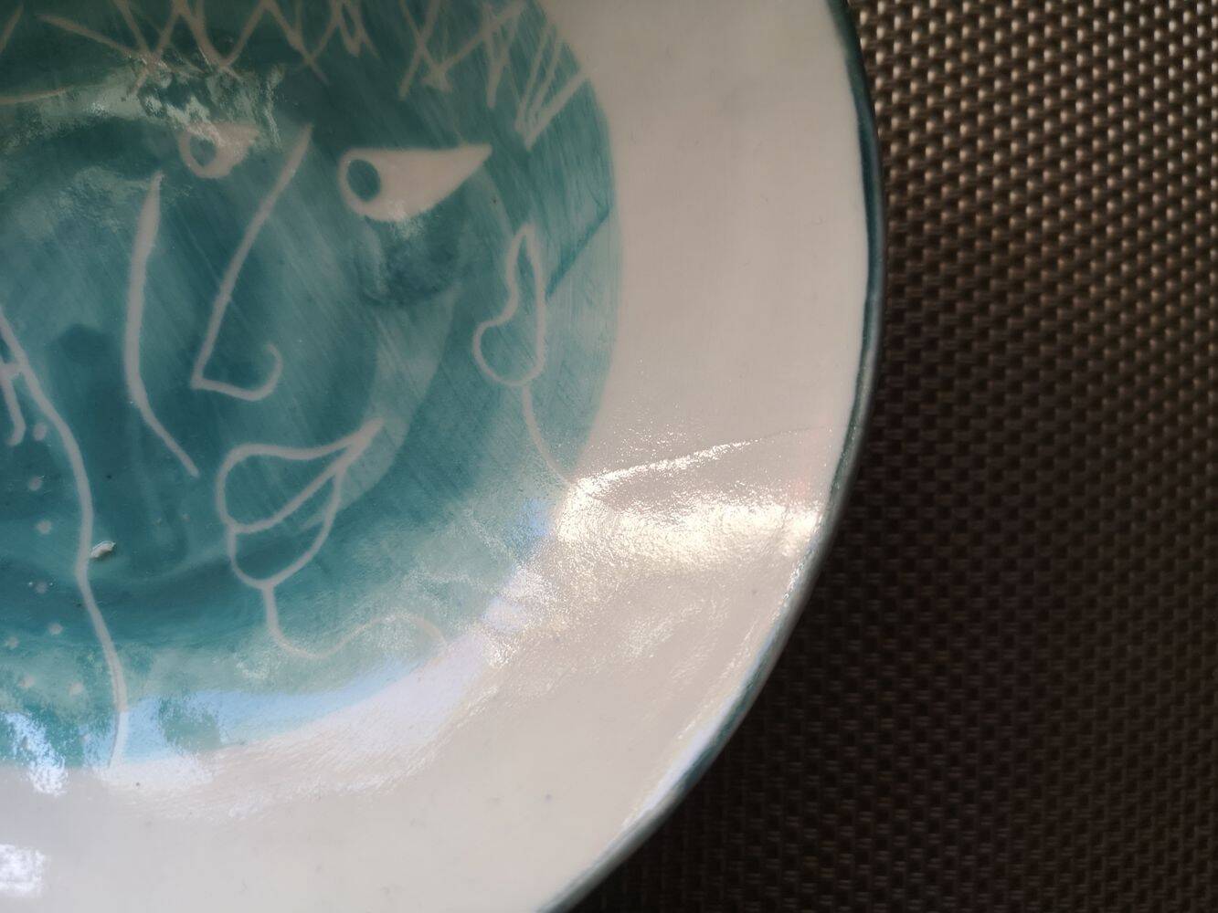 Porcelain cup artisanal work