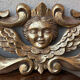 Bas relief italien chérubin