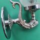 Pair of vintage chrome wall sconces