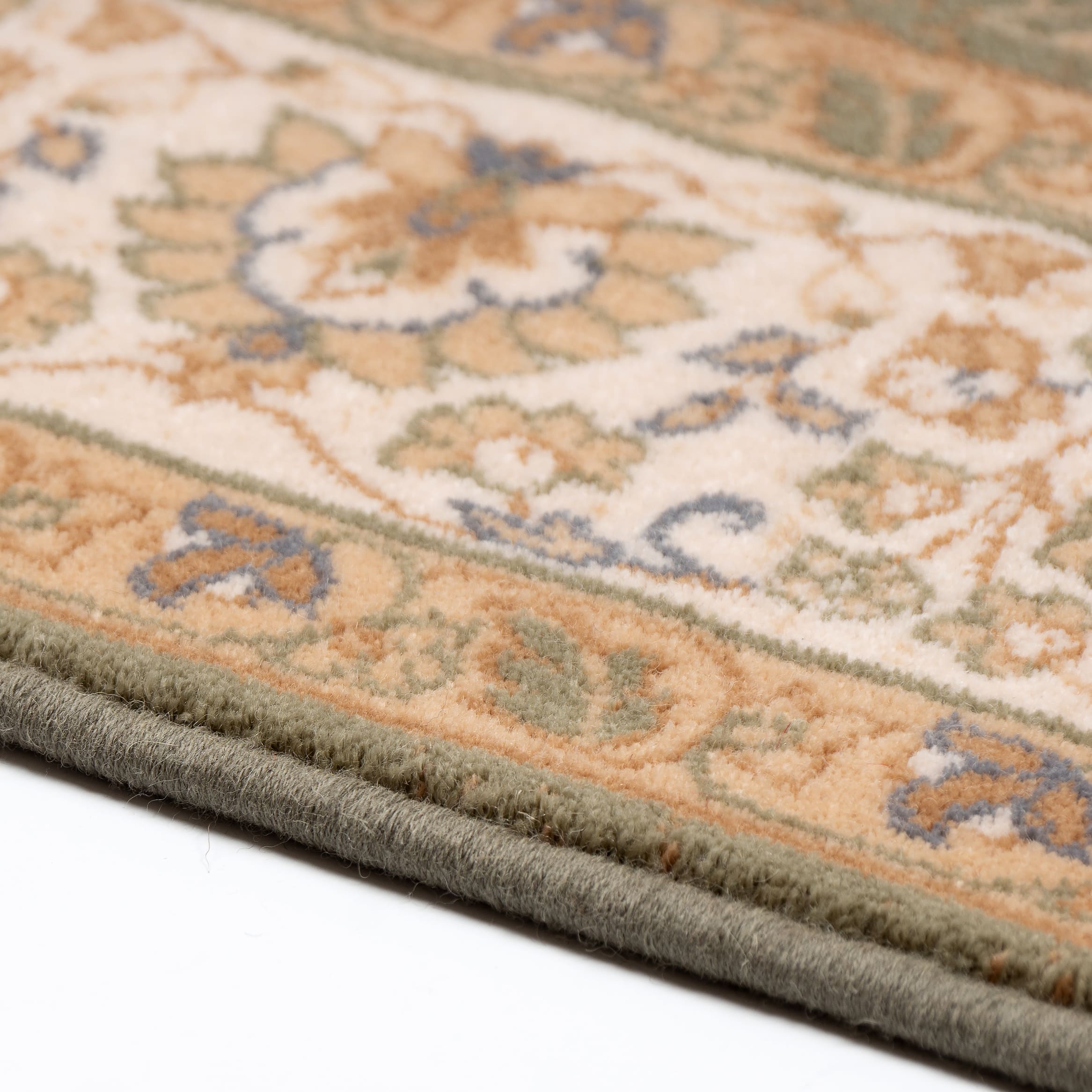 Tapis oriental vert 200x300 cm en laine