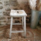 Weathered workshop stool