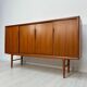 1960s Vintage Danish Mid-Century Teak Highboard Axel Christensen ACO Møbler