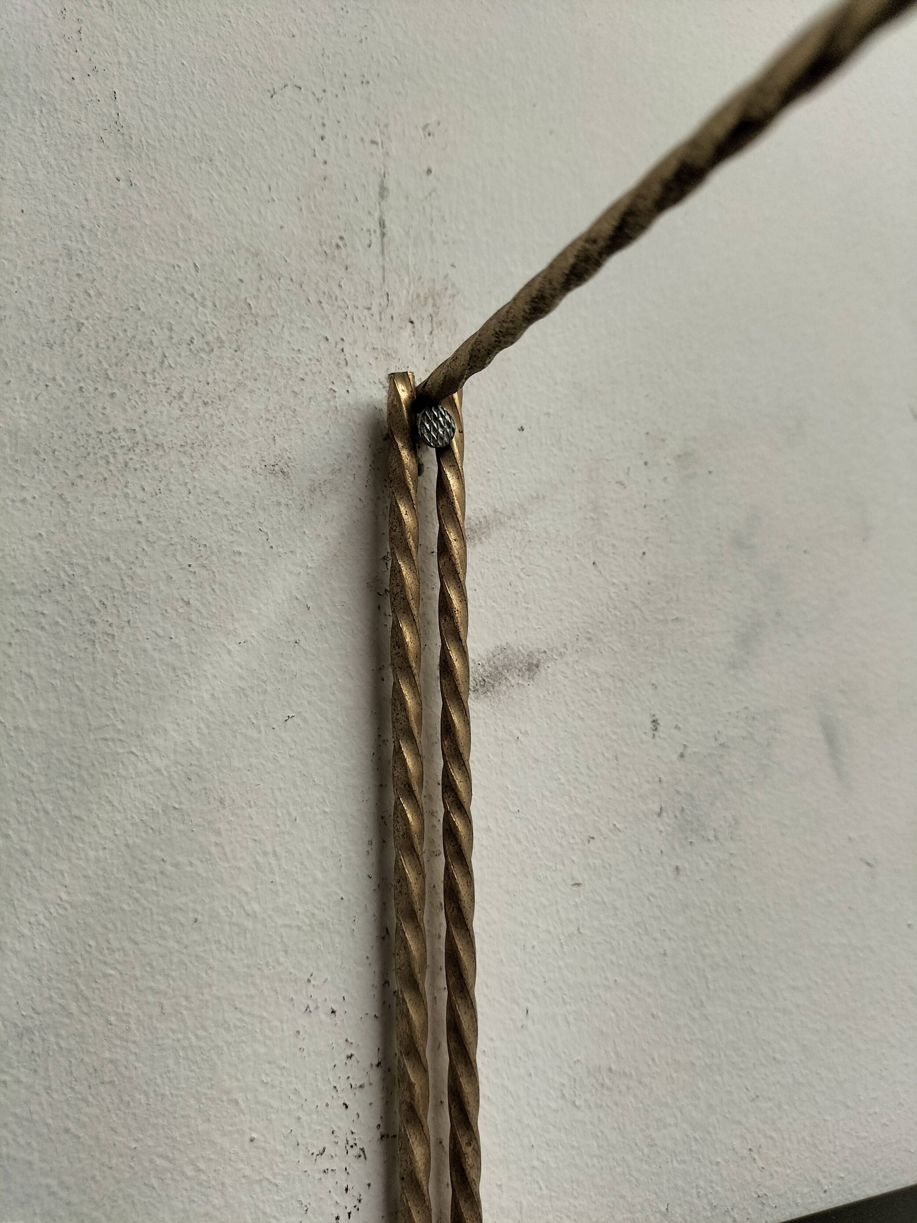 Modular black metal shelf