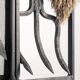 Wrought iron fireplace screen by Atelier Marolles, France, 1950s