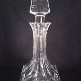 Carafe à whisky Art Déco en cristal taillé