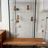 Vintage entrance bench wardrobe