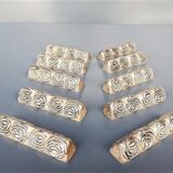 Set of 10 vintage knife holders