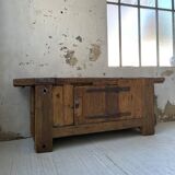 Established former brutalist console oak pine