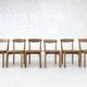 Oak Dining Chairs by Guillerme & Chambron