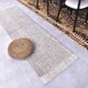 2x8 Pinstriped Handmade Wool Turkish Runner Rug, 67x250Cm