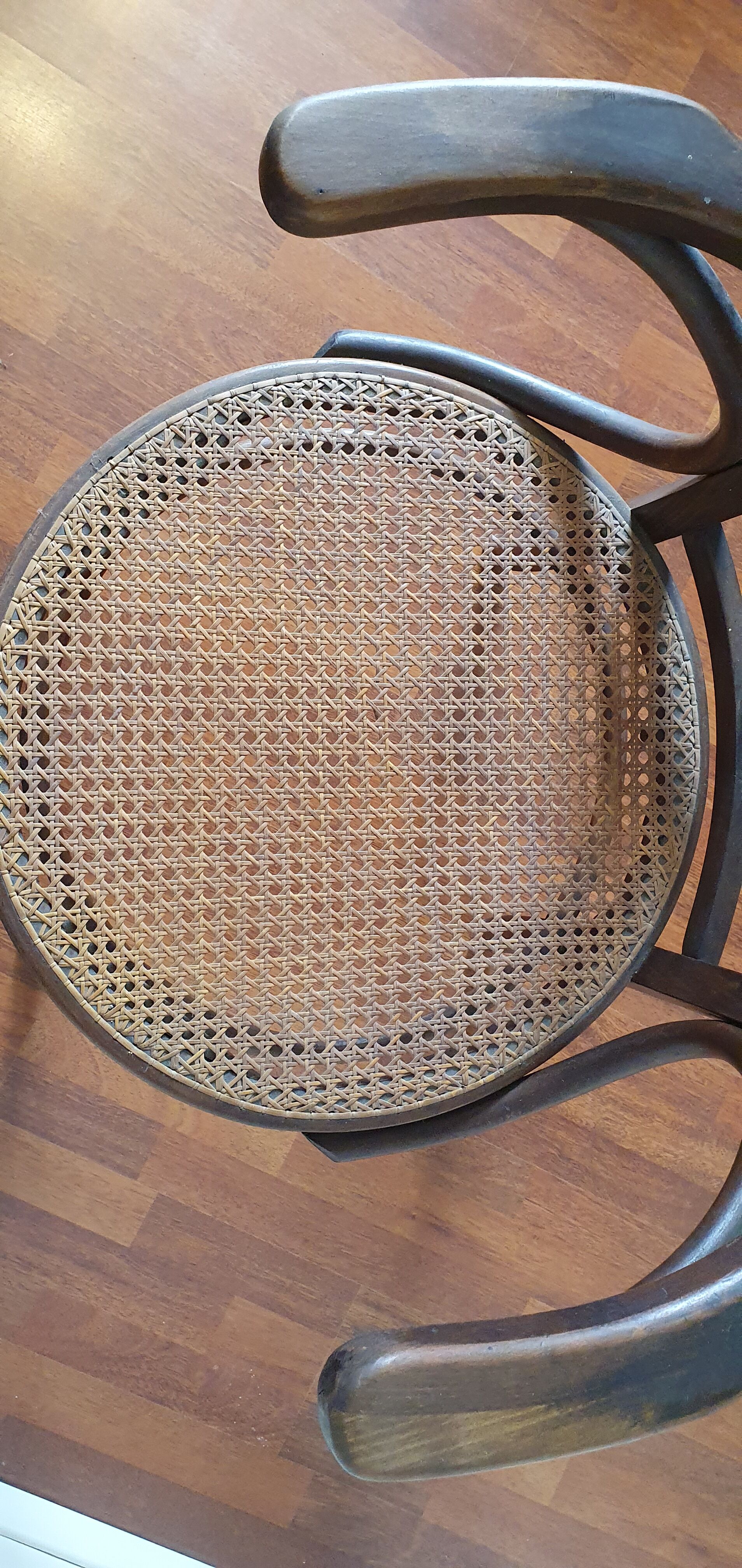 Fauteuil de bureau canné