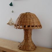 Rattan table lamp