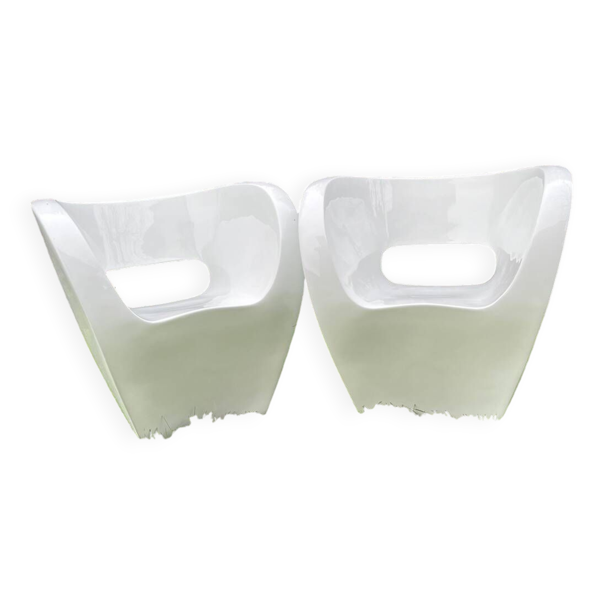 2 litlle albert armchairs by ron arad