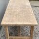 Table de ferme poncée 176 cm