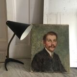Portrait signed oil XIX th century