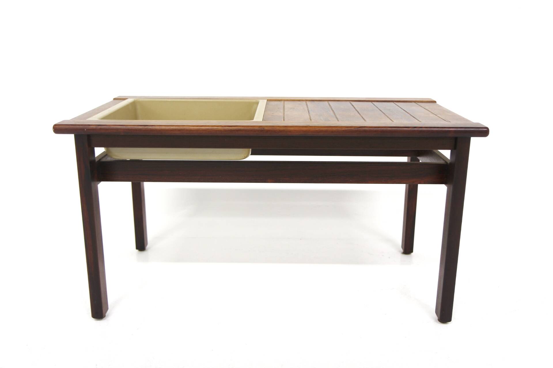 Scandinavian rosewood indoor planter, Sweden, 1960