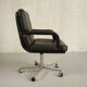 Leather armchair Mobilier International, 1970
