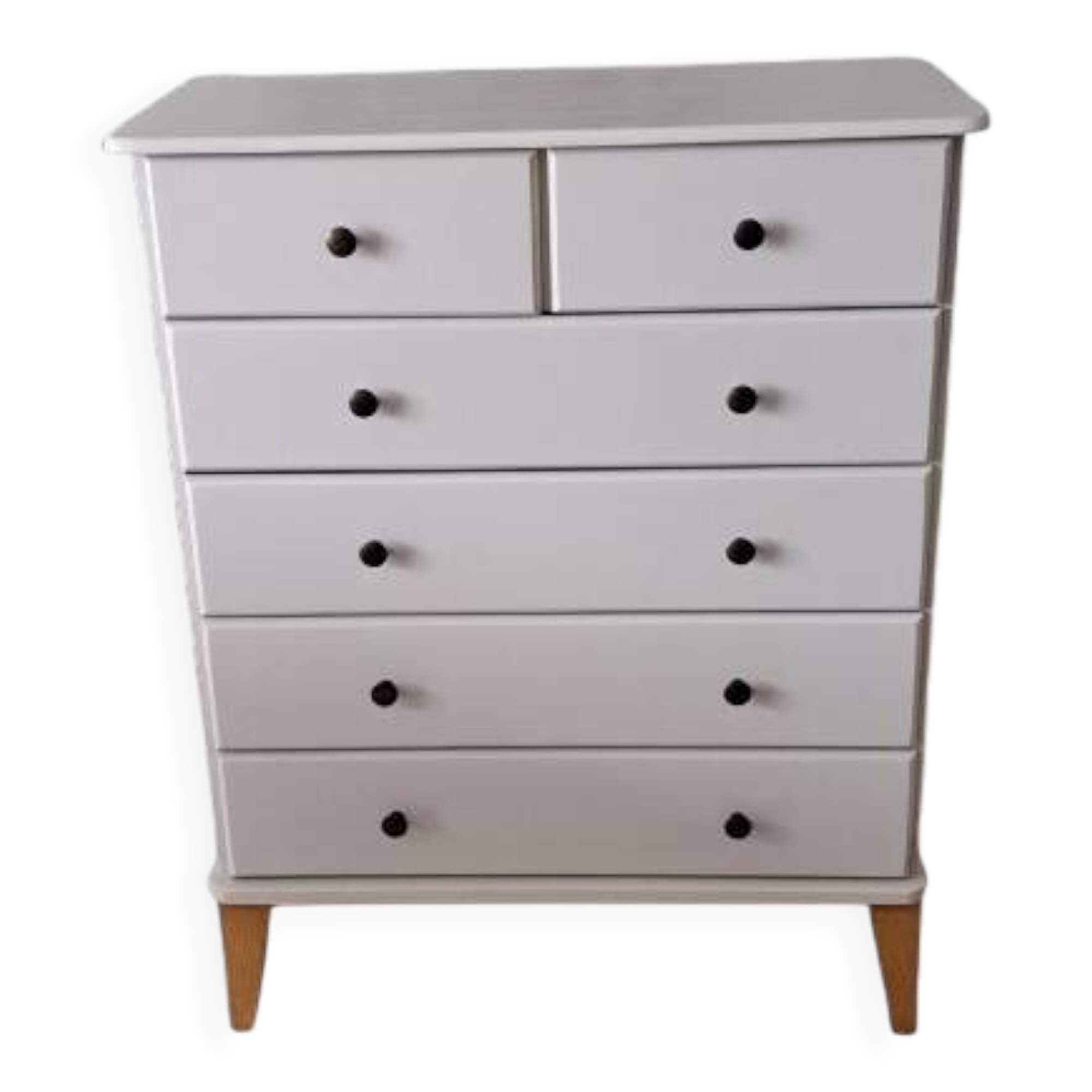 Rød Sødgren linen chest of drawers