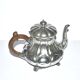 English pewter teapot Sheffield goldsmith Shaw & Fischer 1900