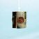 Vintage Danish Design Vitrika Suspension, brass & glass